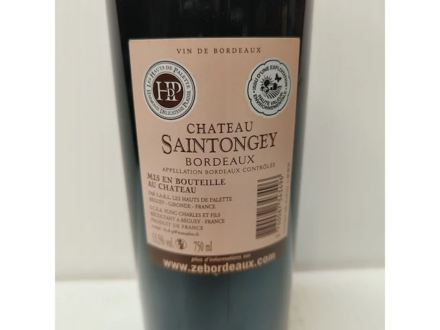 3x 75cl château saintongey - afbeelding 4 van  4