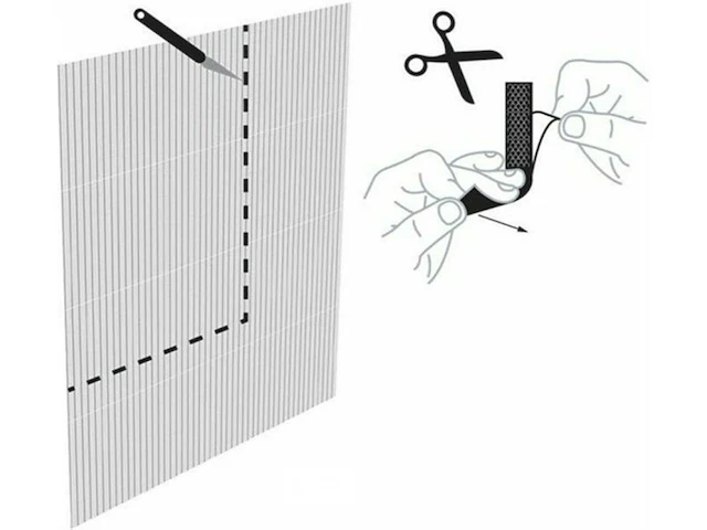 3x aanpasbare vliegenraam voor elke raam tot maat 130x150cm of kleiner-montage zonder boren - afbeelding 2 van  4