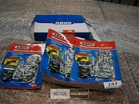 3x abus hangslot met ketting - afbeelding 1 van  3