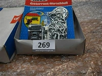 3x abus hangslot met ketting - afbeelding 1 van  1