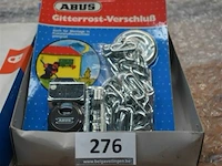 3x abus hangslot met ketting - afbeelding 1 van  1