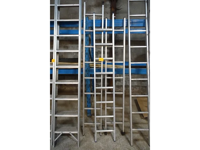 3x alu ladder - afbeelding 1 van  3