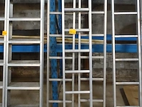 3x alu ladder - afbeelding 1 van  3