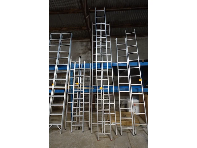 3x alu ladder - afbeelding 1 van  4