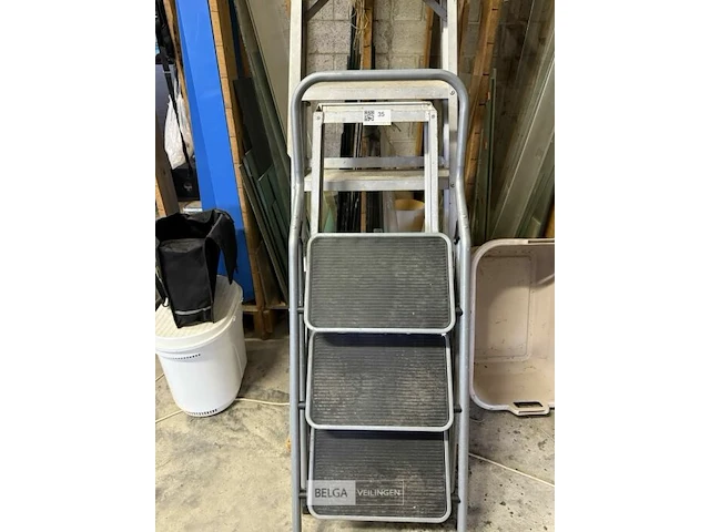 3x alu. trapladders - afbeelding 1 van  2