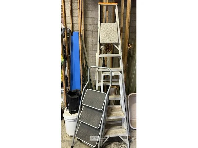 3x alu. trapladders - afbeelding 2 van  2