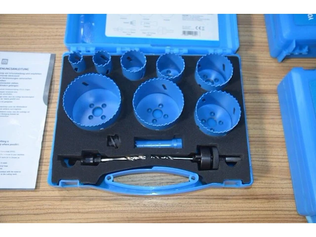 3x bi-metal holesaw kit yphs13k/gnl, 12 piece kit - afbeelding 3 van  4