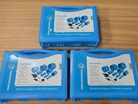 3x bi-metal holesaw kit yphs13k/gnl, 12 piece kit - afbeelding 1 van  4