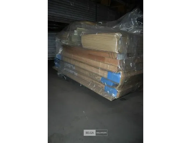 3x binnendeuren 208x78cm tubespaandeur wit gelakt - afbeelding 4 van  6