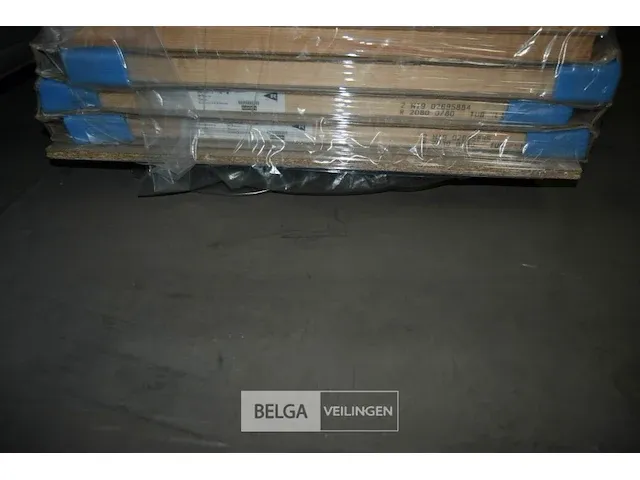 3x binnendeuren 208x78cm tubespaandeur wit gelakt - afbeelding 5 van  6