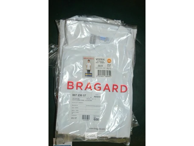 3x bragard koksvest dames maat 2xl - afbeelding 1 van  2
