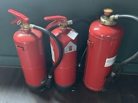 3x brandblusser - afbeelding 1 van  4