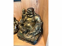 3x bronzen beeld buddha - afbeelding 2 van  5