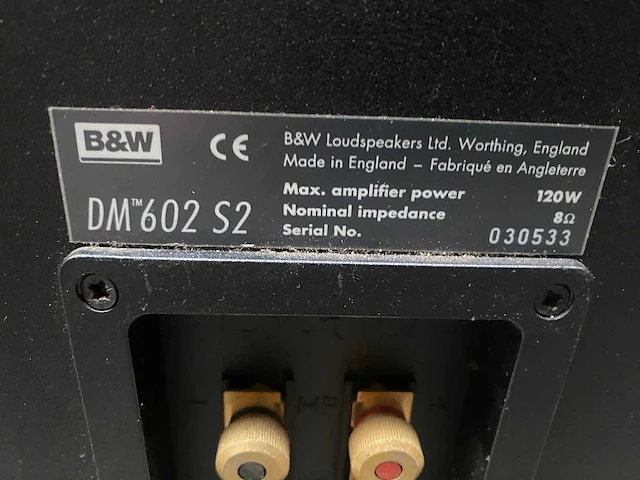 3x b&w speaker. 2x dm602 s2 en 1x cc6 s2. - afbeelding 3 van  5