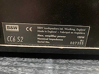 3x b&w speaker. 2x dm602 s2 en 1x cc6 s2. - afbeelding 4 van  5