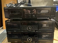 3x cassettenspeler - afbeelding 1 van  3