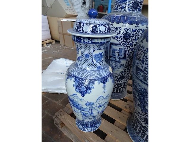 3x chinese vaas - afbeelding 4 van  5