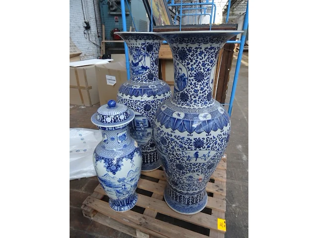 3x chinese vaas - afbeelding 1 van  5