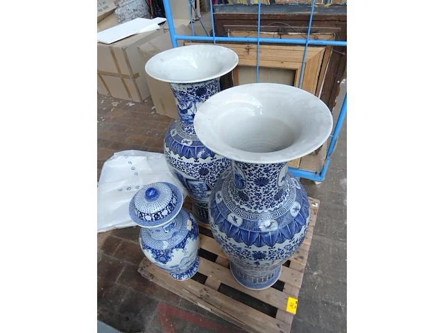 3x chinese vaas - afbeelding 3 van  5