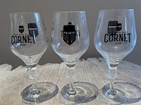 3x cornet glazen - afbeelding 1 van  1