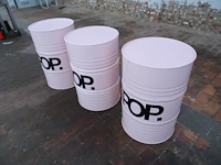 3x decoratief metalen vat - afbeelding 2 van  3