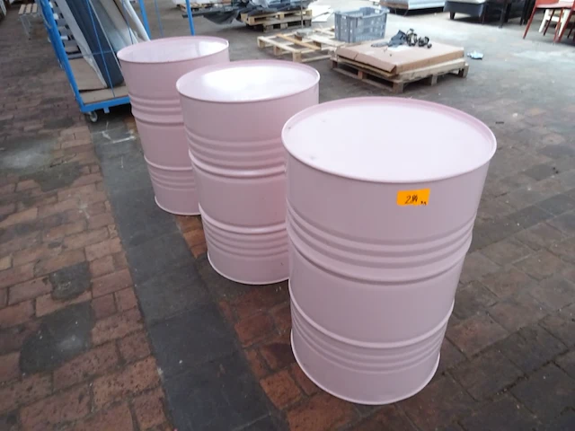 3x decoratief metalen vat - afbeelding 3 van  3