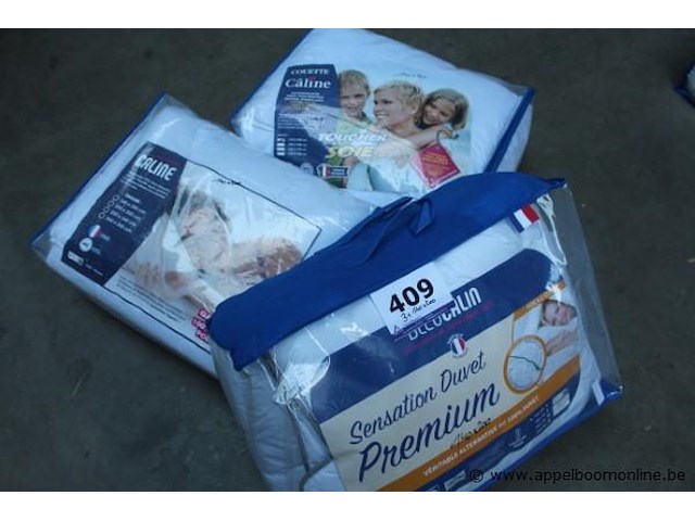 3x donsdeken, afm 140x200 - afbeelding 1 van  1