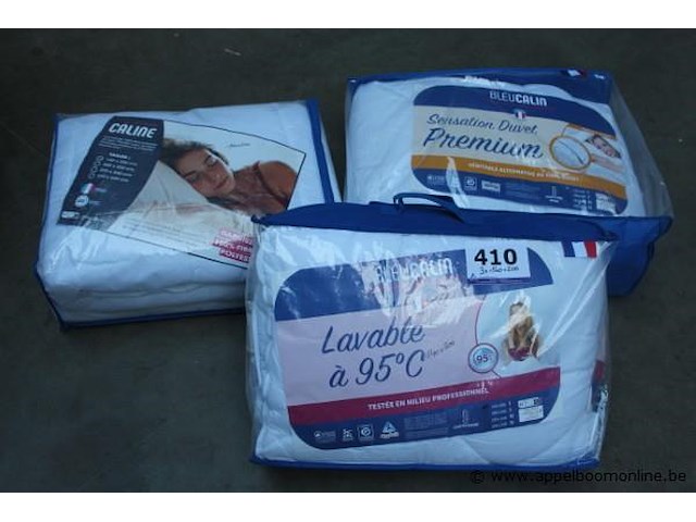 3x donsdeken, afm 140x200 - afbeelding 1 van  1