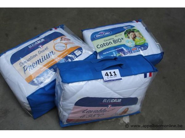 3x donsdeken, afm 140x200 - afbeelding 1 van  1