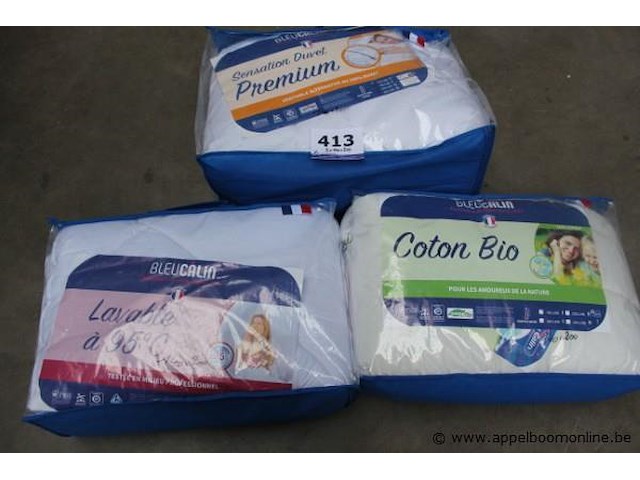 3x donsdeken, afm 140x200 - afbeelding 1 van  1