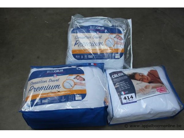 3x donsdeken, afm 140x200 - afbeelding 1 van  1