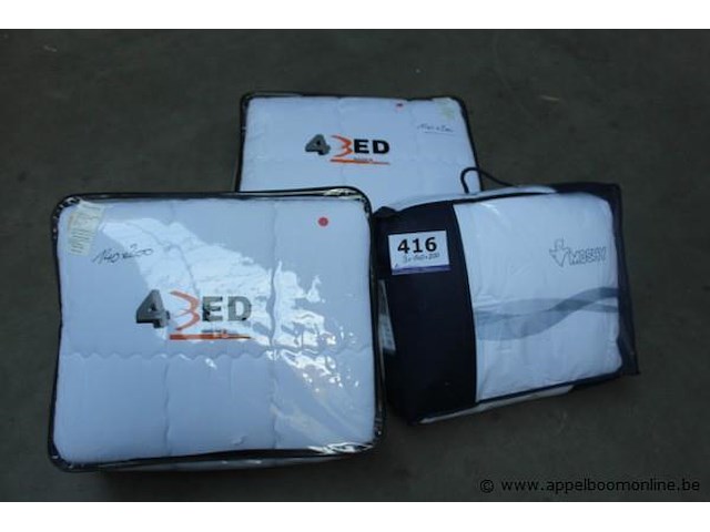 3x donsdeken, afm 140x200 - afbeelding 1 van  3