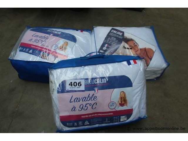 3x donsdeken bluecalin afm 200x200 - afbeelding 1 van  1