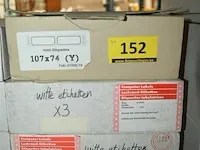 3x doos computer labels 100x74mm 1x 4000