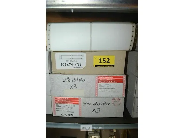 3x doos computer labels 100x74mm 1x 4000 - afbeelding 2 van  2