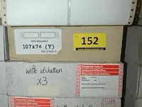 3x doos computer labels 100x74mm 1x 4000 - afbeelding 2 van  2