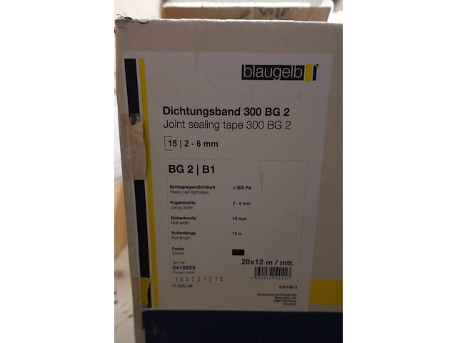 3x doos dichtingsband blaugelb - afbeelding 3 van  3