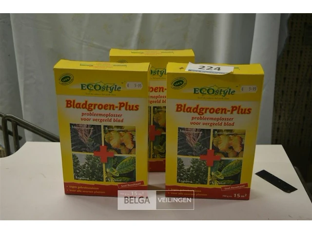 3x ecostyle bladgroen-plus - afbeelding 1 van  1