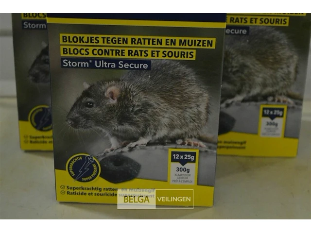 3x edialux rattenvergif blokjes - afbeelding 2 van  3