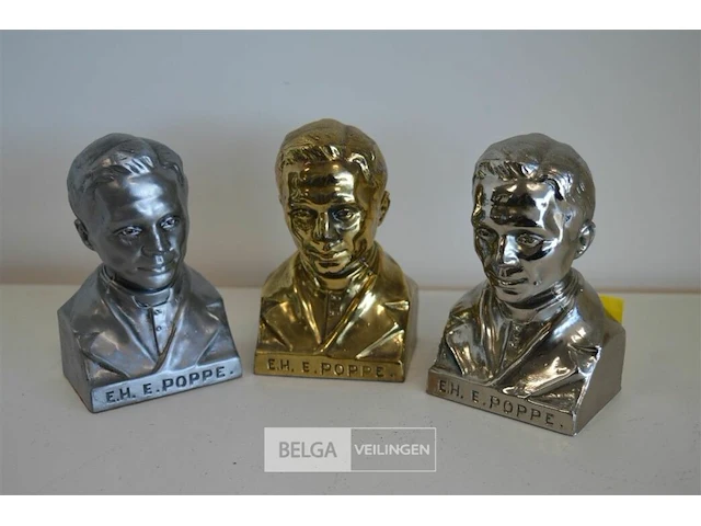 3x e.h.e.poppe h=12,5 cm - afbeelding 1 van  6