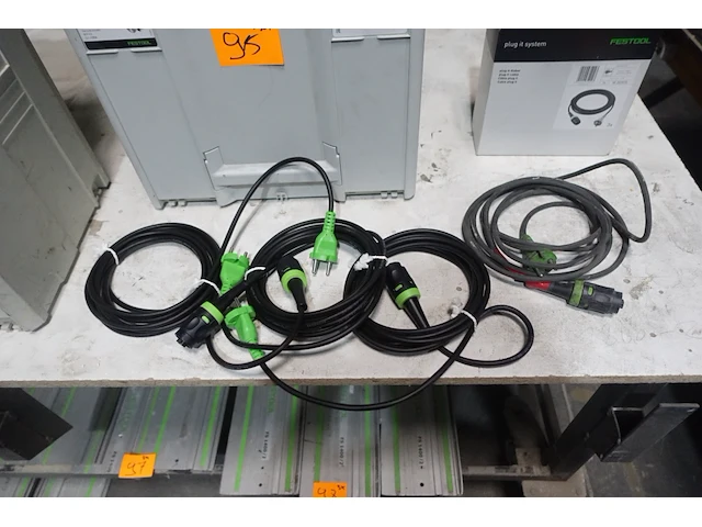 3x elektrische kabel festool 4m - afbeelding 2 van  2