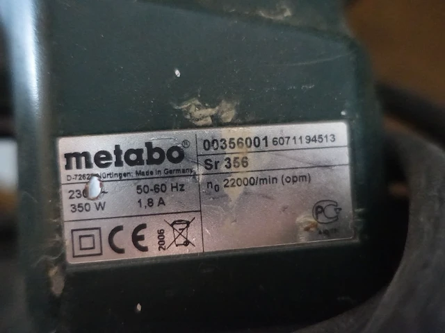 3x elektrische machines metabo - afbeelding 5 van  8