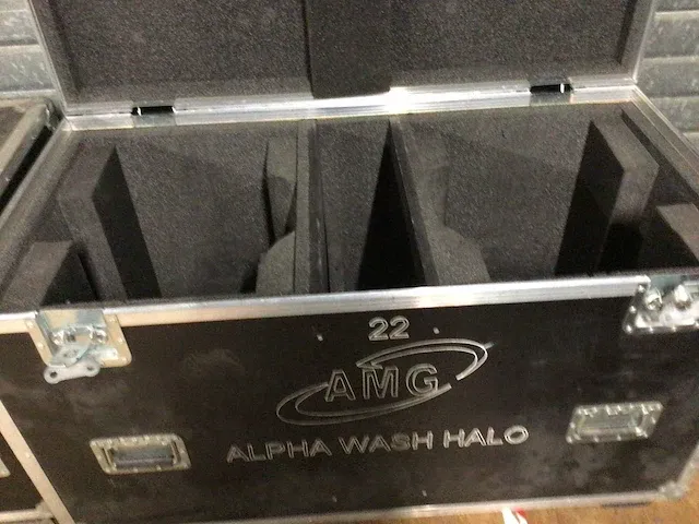 3x flightcase claypaky - 2x alpha wash/spot - 1x sharpy - afbeelding 3 van  5