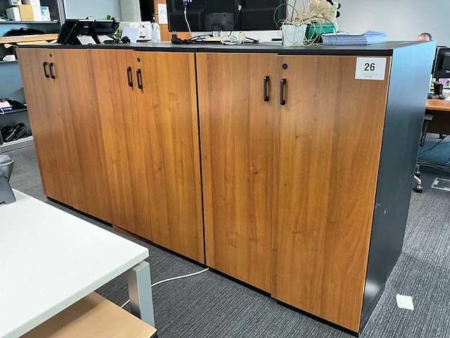 3x formica houten dossierkast - afbeelding 1 van  8