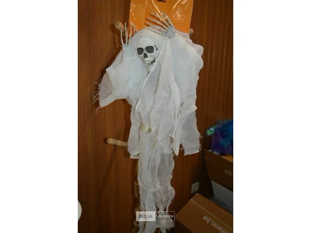 3x halloween deco skelet met licht - afbeelding 1 van  5