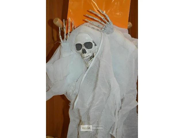 3x halloween deco skelet met licht - afbeelding 2 van  5