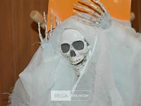 3x halloween deco skelet met licht - afbeelding 3 van  5