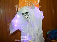 3x halloween deco skelet met licht - afbeelding 5 van  5