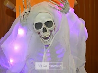 3x halloween deco skelet met licht - afbeelding 3 van  4