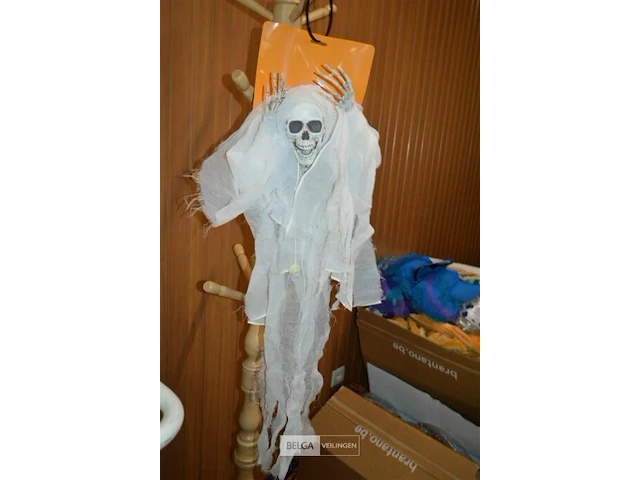 3x halloween deco skelet met licht - afbeelding 1 van  4